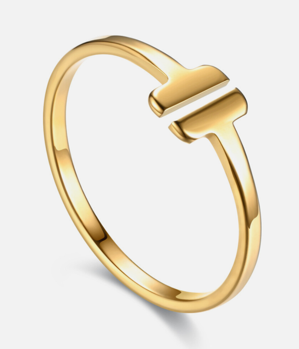 Adjustable fashion ring-gold