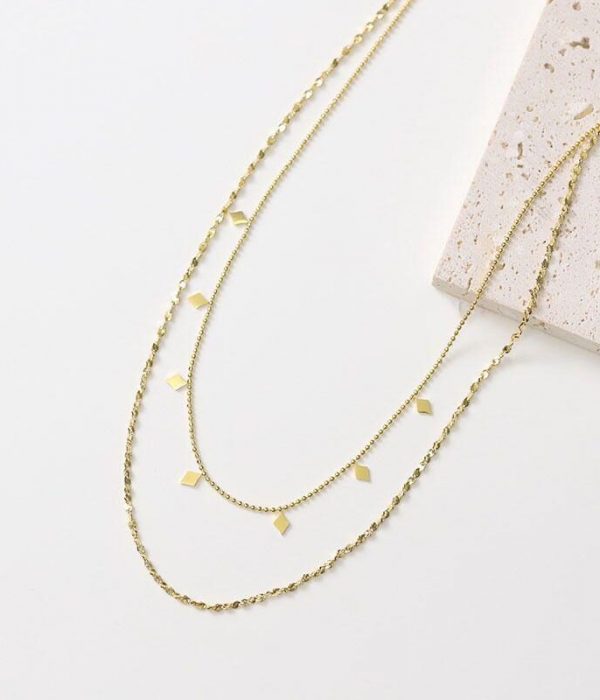 Diamond Layered Necklace