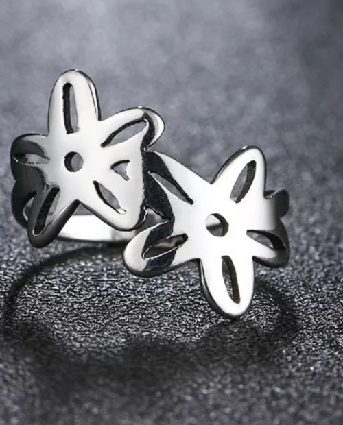 Double flower ring (2)