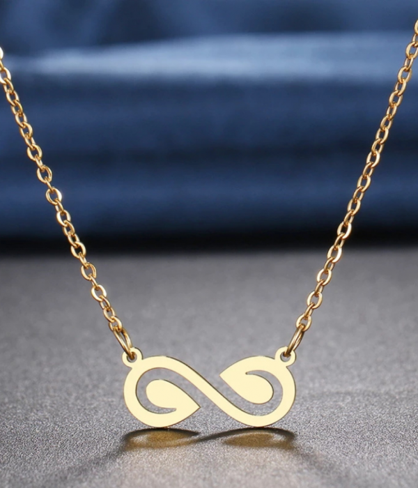 INFINITY SYMBOL OPENING NECKLACK GOLD