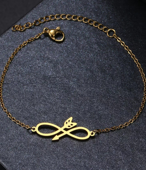 Infinity arrow bracelet