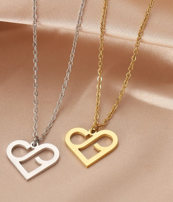 Infinity heart necklace (2)