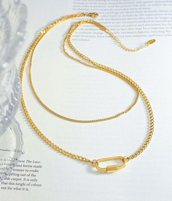 Layered Cuban Link Necklace