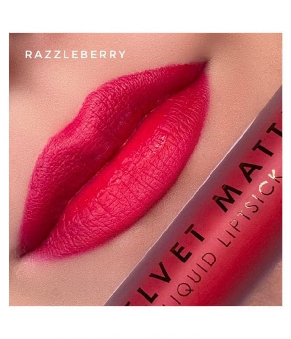 MUA Velvet Liquid Lipstick - Razzleberry (2)