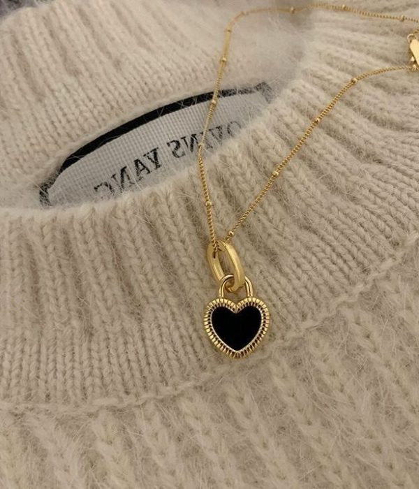 Reversible Heart Necklace