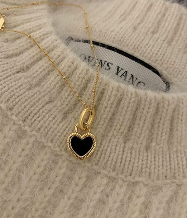 Reversible Heart Necklace